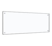 Vidaxl Dosseret De Cuisine Transparent 100x40 Cm Verre Trempã©