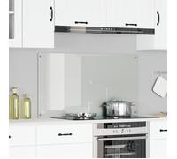 vidaXL Crédence de cuisine Transparent 120 x 60 cm verre trempé | Suffisamment résistant pour encaisser les chocs grâce au verre trempé, Ça claque et c'est super facile à nettoyer,