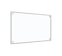 Dosseret de cuisine Transparent 80x50 cm Verre trempé