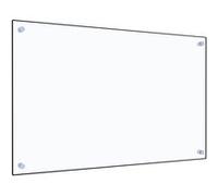 Dosseret de cuisine Transparent 80x50 cm Verre trempé