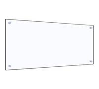Dosseret de cuisine Transparent 90 x 40 cm Verre trempé Transparent G