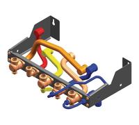 Dosseret d'installation Elm Leblanc pour chaudières ACLEIS/MEGALIS - acier galvanisé 43x28,4x16,5 cm