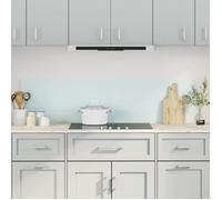 Dosseret de Cuisine Blanc 80x50 cm Verre Trempé Carrelage Mural Maison vidaXL