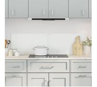 Dosseret de Cuisine Noir 70x50 cm Verre Trempé Carrelage Mural Maison vidaXL