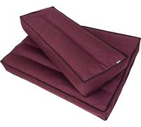 Dossier 120x40 cm Coussin de palette amovible Housse imperméable Coussin de palette Coussin de jardin Outdoor Coussin de palette Bordeaux