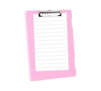Dossier à pince avec rangement, 3 pièces, mallette de Double Clip, planches robustes for fichiers Notes pour Documents,Dessins(Pink)
