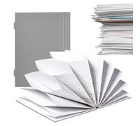 Dossier accordéon - Rangement portable avec plusieurs poches, organiseur de papier - pour documents, papier, œuvres d'art, dossiers fiscaux, bureau, voyage, école, université