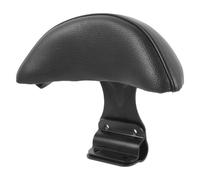 Dossier Arrière de Moto de Remplacement en Fer PU Noir | Coussin Dorsal de Sécurité, Design Ergonomique Simple, Confort et Soutien, Installation Facile, pour Voyage Extérieur