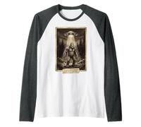 Dossier classé Cryptid Sighting Paranormal Funny Tee 2 Manche Raglan