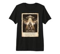 Dossier classé Cryptid Sighting Paranormal Funny Tee 4 T-Shirt Haut de Gamme