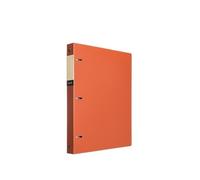Dossier Classeur à feuilles mobiles perforé A4 en PP, classeur épais trois trous, d'archives, livret d'organisation d'informations Pochettes de classement(Orange)