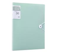 Dossier d ' affichage à 30 poches avec pochettes de protection Fermeture à cordon élastique Dossiers de présentation Dossier de projet de documents Organisateurs de fichiers de réunion