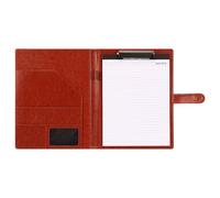 Dossier D'affaires De Mode Porte-document Étanche Parfait Pour Le Bloc-notes Juridique Et L'organisation Documents Dans Divers Presse-papiers En Cuir Couleur