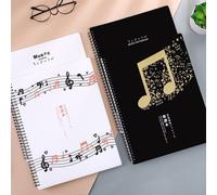 Dossier De Bobine De Partition De Musique A4 De 60 Pages, Organiseur De Rangement De Feuilles De Papier De Piano D'entraînement