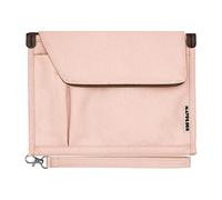Dossier de conférence A5 Sac de rangement professionnel Mallette de transport pour bloc-notes Cas de document A5 Portfolio Organizer (Rose doux)