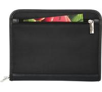 Dossier de conférence WEDO Elegance, A5, similicuir/nylon, noir