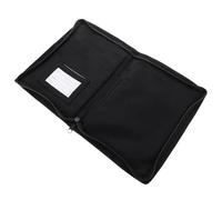 Dossier de Documents Merci Enseignants en Tissu Oxford Noir | Pochette à Documents Simple, Paquet de Rangement Zippés, Fournitures Scolaires pour Dossiers et Pochettes Rangement