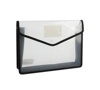 Dossier De Documents Portefeuille De Fichiers Fermeture À Bouton-pression Horizontale/vertivale Organisateurs Résistants À L'eau Poche Fichier Résistant Déchirures