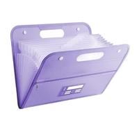 Dossier de fichiers A4 13 poches dossier de fichiers Test papier stockage organisateur classé multicouche grande capacité portefeuille poche(Silver)