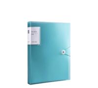 Dossier de fichiers Dossier Transparent de couleur A4, grande capacité, organisateur fichiers étanche à la poussière, porte-papier Test score, fichier d'étudiant(Blue)