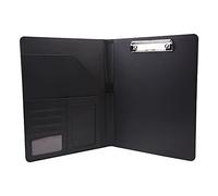 Dossier de fichiers multi-fonctionnel A4, Pu Leather Business Padfolio, couverture d'eau, excellent organisateur de stockage de documents pour papiers A4 / A5, cartes de visite,
