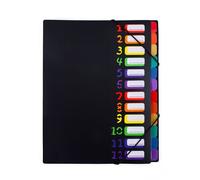 Dossier De Fichiers Rainbow Color Digital Index Card Folder Classification Page Folder File