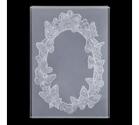 Dossier de Gaufrage 3D, 12,7x17,78cm Fond de Papillon de Fleur Plaques de Gaufrage pour la Fabrication de Cartes Embossing Folders Plaques pour Album de Papier de Scrapbooking de Bricolage