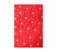 Dossier de gaufrage 3D pour la fabrication de cartes de Noël, poinsettia, gaufrage en plastique pour bricolage, scrapbooking, loisirs créatifs, scrapbooking, décoration d'album