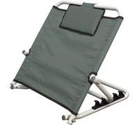 Dossier de lit biriling gris Aidapt - réglable - avec coussin de tête gris