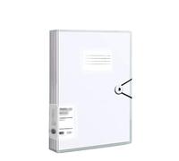 Dossier de livre données A4 Insert transparent tri et d'organisation à feuilles mobiles multicouches stockage fichiers 30 pages Extension(White)