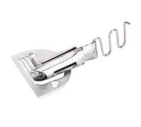 Dossier de machine à coudre classeur surjeteuse dossier de fixation de reliure de biais à angle droit réglable à double pli pour machine à point noué reliure de bord courbe(20mm)