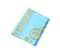 Dossier de partition musicale PP | Organisation de partitions multicolores for chorale(Blue)