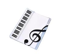 Dossier de partition musique guitare, dossier feuilles papier Piano, organisateur stockage documents, A4 Pour Partitions Musique(Transparent)