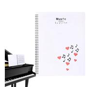 Dossier De Partitions - Classeur De Fichiers Musicaux A4, Livre D'affichage À, Support De Page Durable 12,4 X 9,5 X 0,79 Pouces | Organisateur De Partitions De Piano Pour Orchestres, Enseignan
