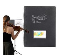 Dossier de partitions - liant d'affichage en A4 | Piano Sheet Music Holder, Musician Organizer Case, Portable Fichier Book for School Choers, Orchestras, Young Artists, Adult Interprètes, Prat