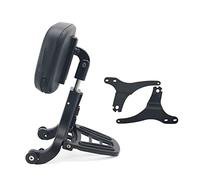 Dossier De Passager Conducteur Moto Polyvalent Modèle Pour Harley Touring Road King Street Glide 1998-2008 Capot siège arrière(Noir)