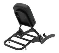 Dossier De Passager De Conducteur Polyvalent Réglable De Moto Pour Y&amaha Virago XV535 XV400 XV 400 535 Toutes Les Années rue(Noir)