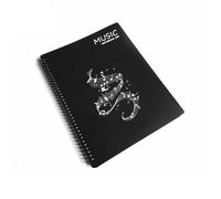 Dossier de Rangement,A4 Documents de Stockage de Chanson pour Partitions,Sac de Rangement de Musique(Noir)