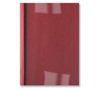 Dossier de reliure thermique GBC ThermaBind aspect cuir, A4, 3 mm, rouge