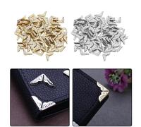 Dossier En Métal Pour Scrapbooking, 100 Pièces, Album, Menu, Protection D'angle, Carte, Fichier, Menu, Livre En Métal Pour Accessoires De Scrapbooking