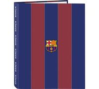 | DOSSIER FOLIO 4 ANNEAUX MIXTES F.C.BARCELONE 1ÈRE ÉQUIPE. 23/24 - Classeur à anneaux sous licence officielle - Design exclusif - Idéal pour un usage quotidien - Matériau durable - Compatible avec le