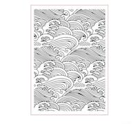 Dossier Gaufrage Plastique 10,5x14,5cm Scrapbooking | Plastique , motifs nets, compatible machines découpe, idéal scrapbooking, réutilisable