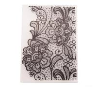 Dossier Gaufrage pour robuste Plastique Réutilisable Dossier | Dimensions 10.5x14.5cm, motifs assortis, compatible machines standard, plastique , usage répété