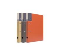 Dossier Lot de 3 classeurs à feuilles mobiles perforés A4 en PP deux trous, classeur d'archives, organiseur d'informations, livret Pochettes de classement