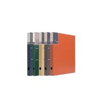 Dossier Lot de 5 classeurs à feuilles mobiles perforés A4 en PP deux trous, classeur d'archives, livret d'organisation d'informations Pochettes de classement