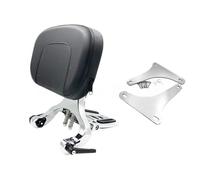 Dossier Passager Arrière Moto Dossier conducteur et passager polyvalent pour Fat Boy Street Bob pour Dyna pour Softail Sportster Touring pour Road King