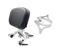 Dossier Passager Arrière Moto Dossier conducteur et passager polyvalent pour Fat Boy Street Bob pour Dyna pour Softail Sportster Touring pour Road King