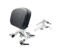 Dossier Passager Arrière Moto Dossier conducteur et passager polyvalent pour Fat Boy Street Bob pour Dyna pour Softail Sportster Touring pour Road King
