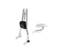 Dossier Passager Barre Sissy de dossier moto à dégagement rapide, Convient pour Harley Touring 1997 - 2008 Road King Electra Glide Street Glide CVO(Chrome Set)