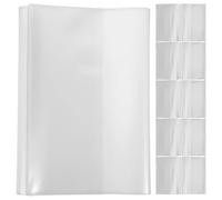dossier plastique transparent, 10 pièces couverture de livre transparente largeur réglable. Pochette en PVC for cahiers et manuels